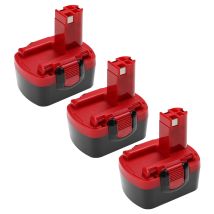 Vhbw - 3x Batería Compatible Con Bosch Psr 140, Psr 14.4/n, Psr 14.4ve-2(/b), Psr 14.4, Psr 14.4-2 Herramienta (2500 Mah, Nimh, 14,4 V)