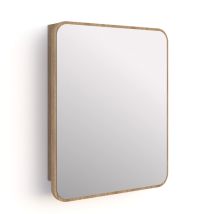 Armoire De Salle De Bain Avec Miroir Et Étagères - Chêne De Sonoma