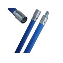 Tirette de cheminée Flex – Polypropylène flexible – Raccords filetés femelle/mâle MA12 – Largeur, Matières, Longueur