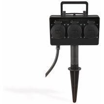 Heitronic Prise De Jardin 35467, 3 Voies
