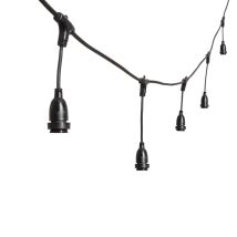 Lotti Importex - Cavo Portalampada Lampadina Catena Prolungabile 5 Mt X H 30 Cm Esterno Vintage