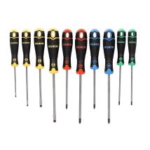 Sna - Bahco Bahcofit Coloured Handle Screwdriver Set, 10 Piece Bahb219010rb