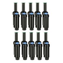 Set Di 10 Diffusori Emergenti Np Da 5 Cm Con Ugello Kvf-8 Raggio 2,4 M Regolabile Da 0° A 360° Irrigazione Precisa