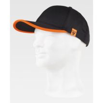 Gorra Combinada Con Alta Visibilidad Con Juste Trasero Wfa907 Workteam Negro+naranja A.v.