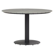 Vdc - Hector Table De Jardin, Ø110 Cm, Gris.