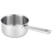 Stielkasserolle 18 cm aus recyceltem Edelstahl – 2 l – Hochglanzpoliert – Kompatibel mit Induktion – Beka