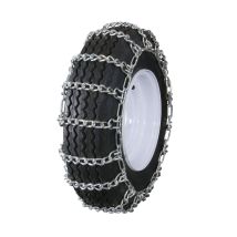 Paar Schneeketten Radreifen Traktor 13x5.00-6 14x4.00-6