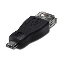 Akyga Ak-ad-08 Cambiador De Género Para Cable Usb Usb Type Micro-b Negro