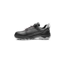 Sicherheitshalbschuh – Größe 47 – ESD S3 – Schwarz – Rindleder, Mikrofaser, Nubukleder – Atmungsaktiv, metallfrei