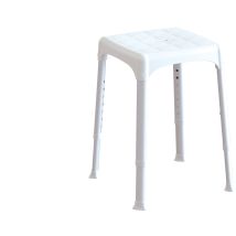 Sgabello Doccia Antiscivolo In Alluminio Bianco Eh-sta-pp-bx