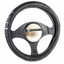 Coprivolante in similpelle e cromo – Design sportivo – 5811