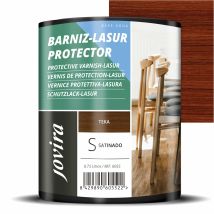 Jovira Pinturas - Vernice - Lasur Protettiva Satinato A Base D'Acqua. Protegge, Decora E Impreziosisce Tutti I Tipi Di Legno. (750 Millilitri, Teak). 