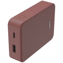 Hama Powerbank 10000 Mah Fast Charge Lipo Rot