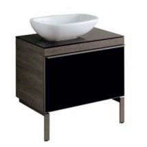 Mobile Lavabo Pozzi Ginori Citterio 51x55x74 Cm Fumè Dx