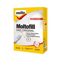 Molto – Argamasa interior 1 kg – Color blanco – Tiempo de secado 2 horas – Ideal para reparar y suavizar superficies