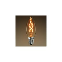 Vintage Lampe Edison E14 C35 Weißglühende Glühlampe 2