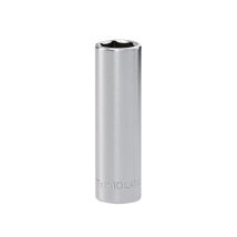 Facom R.10lat 6-point Deep Socket 1/4in Drive 10mm - Chrome Va...