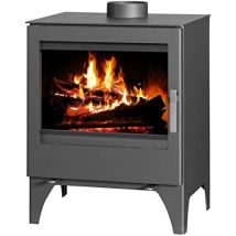 V05 Kaminofen Victoria Modena L – 9,76 kW – Ø 150 mm – Wirkungsgrad 82 % – Abgastemperatur 244 °C – Abmessungen 563 x 453 x 775 mm