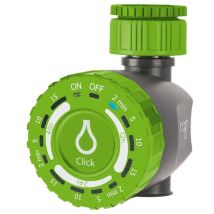 Rain – Bewässerungscomputer für Garten – 12 Programme – 5-25 l/min – 1-4 bar – ABS-Gehäuse – für Tropfen- und Mikrosprinkler