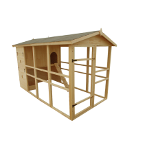 Foresta - Casa Pollaio In Legno 8 12 Polli Per Galline Ovaiole Prefabbricato Recinto
