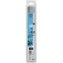 Toparc – 087286 – WIG-Schweißstäbe Alu (AlMg5) – Durchmesser 2,0 mm, Länge 333 mm, Gewicht 0,33 kg, 40 Stück pro Blister