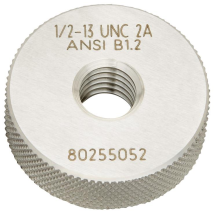 Gewinde-Gutlehrring UNC 1/2 – Steigung 13 – gehärteter Lehrenstahl – Toleranzklasse 2A – 12,7 mm