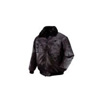 Giacca Pilot Uomini Oslo – Nero – Taglia M – 60% poliestere, 40% cotone, 100% poliestere interno, 100% poliestere fodera – TEXXOR