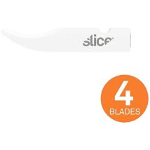 Slice 10536 Lame Di Ricambio In Ceramica, Cannello Per Sutura Arrotondato 4 Pz.