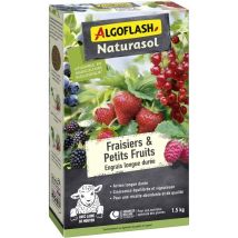 Fertilizante Para Fresas Y Pequeños Frutos - Algoflash Naturasol - Larga Duración - 1,5 Kg - Uab
