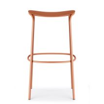 Gbshop - Tabouret Design, Tabouret Design Indoor / Outdoor Trick - 65 Cm Terracotta En Metal, Scab Design