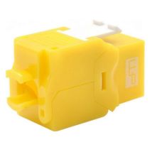 Conector Wp Keystone Hembra Rj45 Cat 6a Utp Amarillo Wpc-key-6aup-tl/y