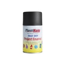 Fast Dry Enamel Aerosol Matt Black 100ml Pkt101sf Zz