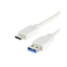 Cordon Usb-c Superspeed Blanc Pour Charge Et Synchronisation 1 Mètre - Fujionkyo - 423400