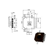 Cerradura de cilindro europeo Trampa anti-efracción 2 cerraduras verticales 5 pistones 38 mm x 25 mm x 143,5 mm