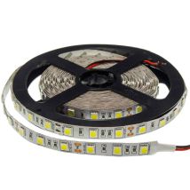 Nastro Led 14,4w/m Dc12v 60led/m Lunghezza 5m - Giorno Bianco 6000k