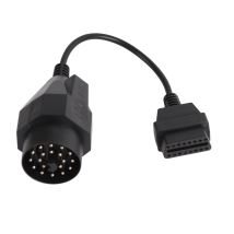 Sjlerst Obd2 Adapter Scanner Kabelstecker, Rund Diagnose Obd Ii Adapter - 20 Pin Auf 16 Pin - Für E36 E38 E39 E46 E53 X5 Z3