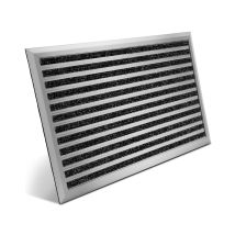 Alugant Dl Alu-fußmatte Silber, 1.5cm, 60cm, 90cm - Bomoe