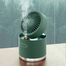 Fortuneville - Portable Air Conditioner Mini Cooler, Mini Usb Cooling Fan Humidifier, Foldable Storage, Spray Cooling, Arbitrary Wind Direction 