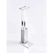 Capannoli - Piantana Multifunzione In Alluminio Strip Sx176 3x Cromo