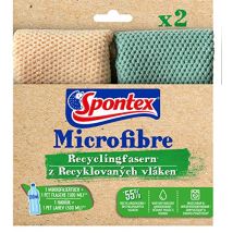 Reinigungstücher Spontex Microfibre Recyclingfasern Superabsorbierend Waschbar
