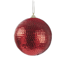 Pallina Per Albero Di Natale Squamata, Colore Rosso, Ø 10 Cm