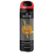 Traceur De Chantier Fluorescent [2 Mois] - Soppec - Tempo Tp Rouge