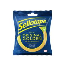 Sellotape - 2928287 Original Golden Sticky Tape - 1 Roll 24mm X 50m Slt2928287