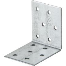 Raccord D'Angle Zingué Sans Renfort, 60x60x50mm, Épaisseur 2 Mm