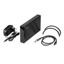 I-tec Mysafe35u401 Speicherlaufwerksgehäuse Hdd-gehäuse Schwarz, Metallisch 3.5"