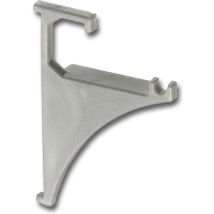 Fonsegrive Endstück Fritz 1 Paar Höhe 50 Mm, Kunststoff Silberfarbig