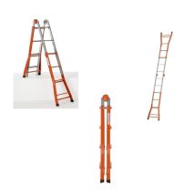 Gierre Escalera Telescópica Multifunción 4 en 1 – Capacidad 100 kg – Estructura Acero y Aluminio – Compacta y Portátil