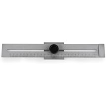 Trusquin De Traçage En Acier Au Carbone 250 Mm Précision 0,1 Mm Bouton De Réglage Rotatif Pour Marquage Précis Du Bois