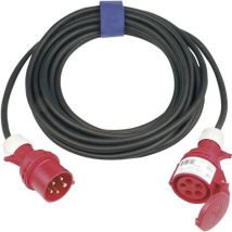 Sirox - 363.410 Strom Verlängerungskabel 16 A Schwarz 10.00 M H07rn-f 5g 2,5 Mm²