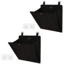 Lot De 2 Sacs De Rangement De Porte Pour Chaussures, Sac De Rangement Suspendu, Multifonctionnel Pour Chaussures, Chapeaux, Accessoires, Tissu Oxford,